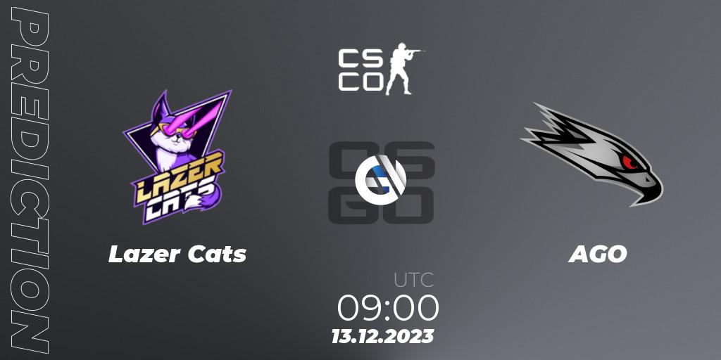 Pronóstico Lazer Cats - AGO. 13.12.23, CS2 (CS:GO), European Pro League Season 13: Division 2