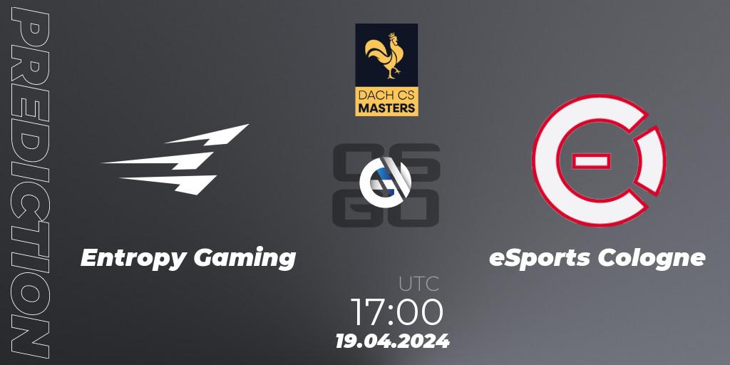 Pronóstico Entropy Gaming - eSports Cologne. 28.04.24, CS2 (CS:GO), DACH CS Masters Season 1: Division 2