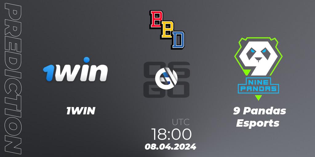 Pronóstico 1WIN - 9 Pandas Esports. 08.04.24, CS2 (CS:GO), BetBoom Dacha Belgrade 2024: European Qualifier