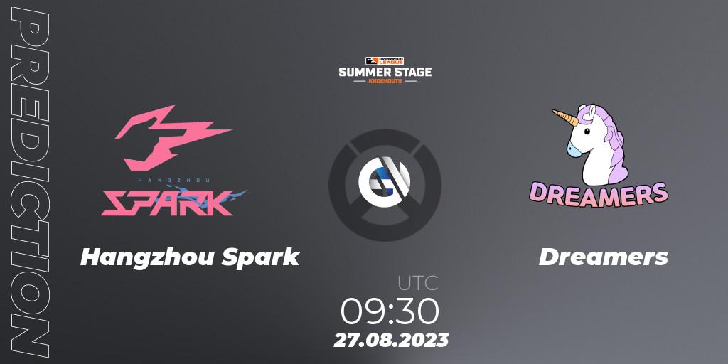 Pronóstico Hangzhou Spark - Dreamers. 27.08.23, Overwatch, Overwatch League 2023 - Summer Stage Knockouts