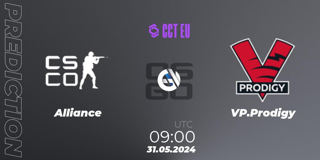 Pronóstico Alliance - VP.Prodigy. 31.05.2024 at 09:00, Counter-Strike (CS2), CCT Season 2 Europe Series 4