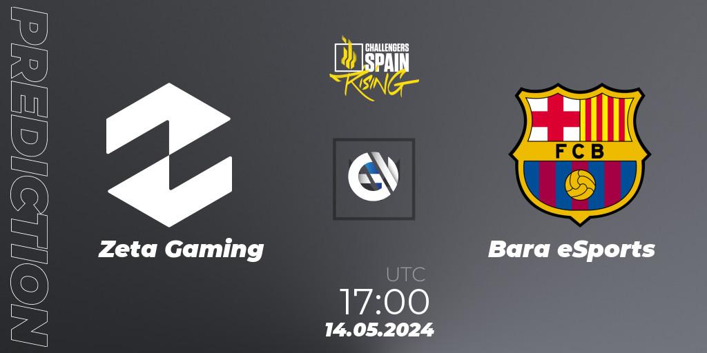 Pronóstico Zeta Gaming - Barça eSports. 14.05.2024 at 17:00, VALORANT, VALORANT Challengers 2024 Spain: Rising Split 2