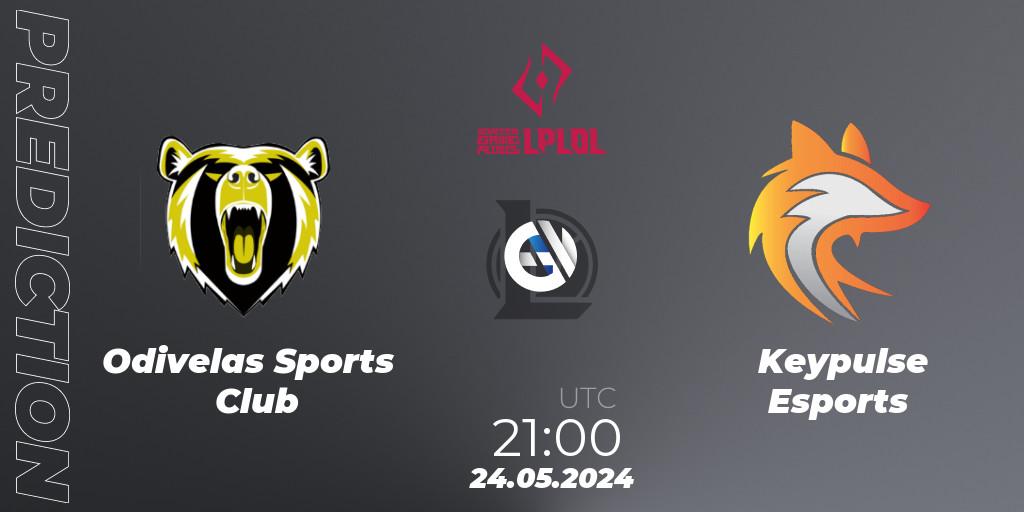 Pronóstico Odivelas Sports Club - Keypulse Esports. 24.05.2024 at 21:00, LoL, LPLOL Split 2 2024