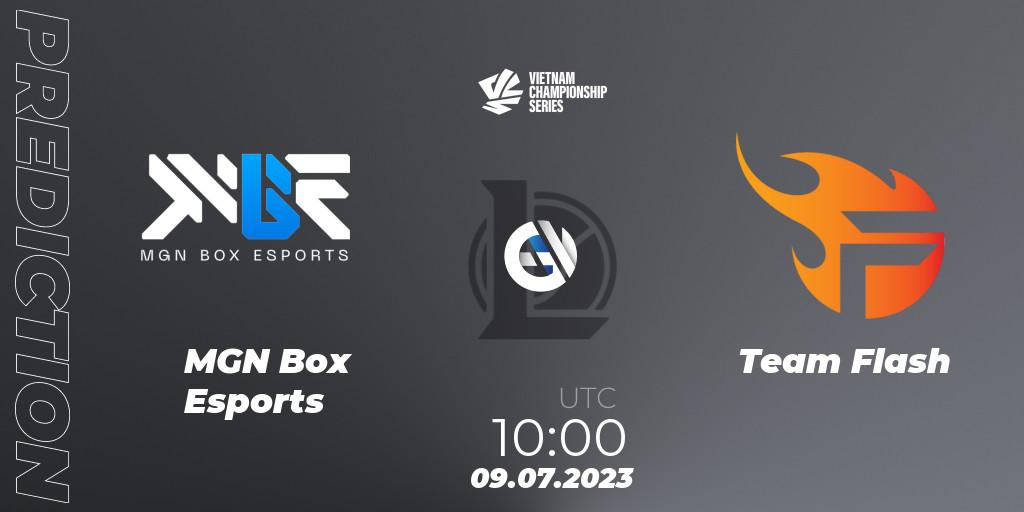 Pronóstico MGN Box Esports - Team Flash. 09.07.2023 at 10:00, LoL, VCS Dusk 2023