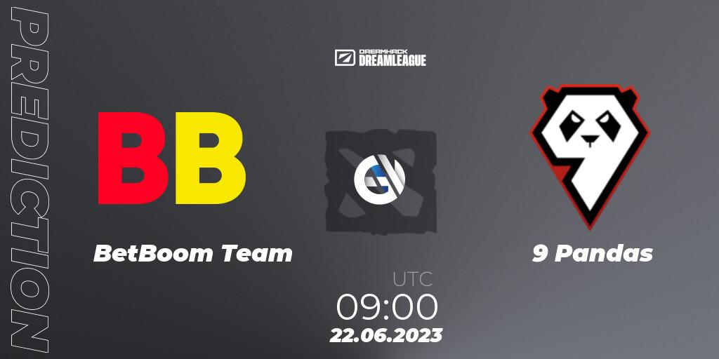 Pronóstico BetBoom Team - 9 Pandas. 22.06.2023 at 08:55, Dota 2, DreamLeague Season 20 - Group Stage 2