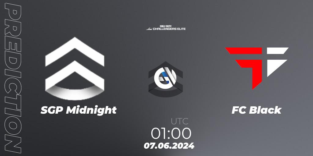 Pronóstico SGP Midnight - FC Black. 07.06.2024 at 00:00, Call of Duty, Call of Duty Challengers 2024 - Elite 3: NA