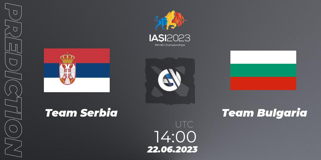 Pronóstico Team Serbia - Team Bulgaria. 22.06.23, Dota 2, IESF Europe B Qualifier 2023