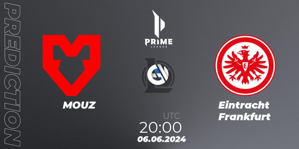 Pronóstico MOUZ - Eintracht Frankfurt. 06.06.2024 at 20:00, LoL, Prime League Summer 2024