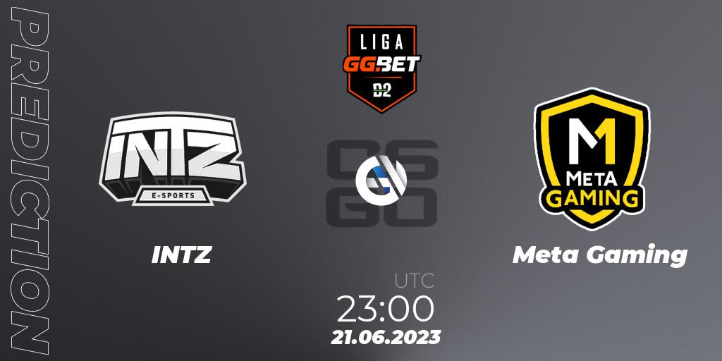 Pronóstico INTZ - Meta Gaming Brasil. 21.06.23, CS2 (CS:GO), Dust2 Brasil Liga Season 1