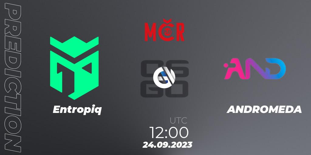 Pronóstico Entropiq - ANDROMEDA. 24.09.2023 at 12:00, Counter-Strike (CS2), Tipsport Cup Prague Fall 2023: Closed Qualifier