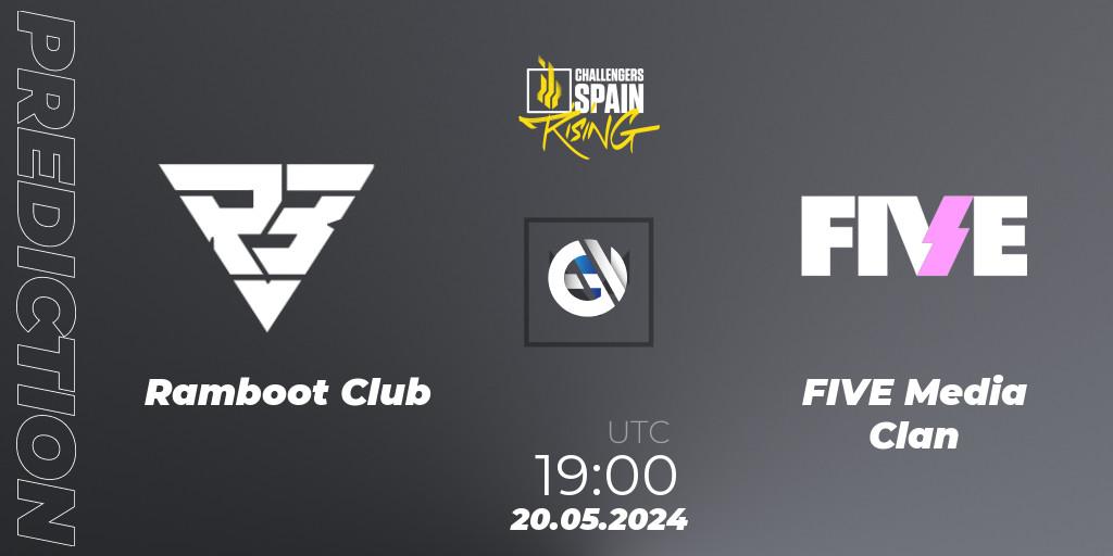Pronóstico Ramboot Club - FIVE Media Clan. 20.05.2024 at 18:00, VALORANT, VALORANT Challengers 2024 Spain: Rising Split 2