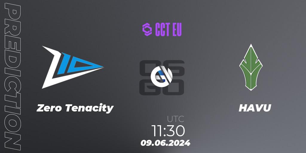 Pronóstico Zero Tenacity - HAVU. 09.06.2024 at 11:45, Counter-Strike (CS2), CCT Season 2 Europe Series 5