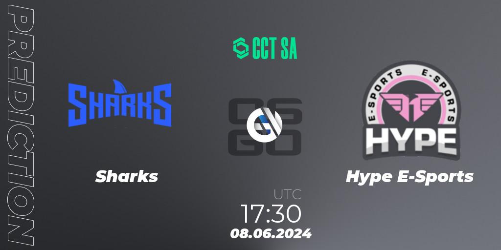 Pronóstico Sharks - Hype E-Sports. 08.06.2024 at 17:30, Counter-Strike (CS2), CCT Season 2 South America Series 1