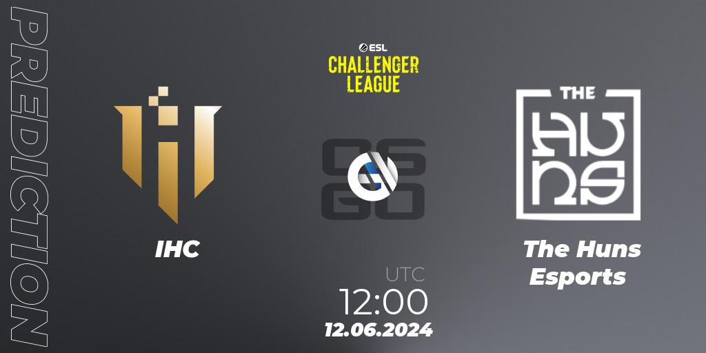 Pronóstico IHC - The Huns Esports. 12.06.2024 at 12:00, Counter-Strike (CS2), ESL Challenger League Season 47 Relegation: Asia