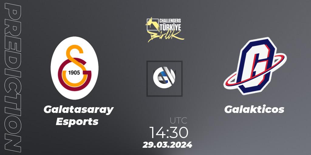 Pronóstico Galatasaray Esports - Galakticos. 29.03.24, VALORANT, VALORANT Challengers 2024 Turkey: Birlik Split 1
