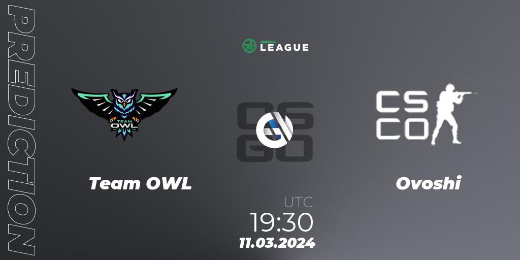 Pronóstico Team OWL - Ovoshi. 11.03.24, CS2 (CS:GO), ESEA Season 48: Main Division - Europe