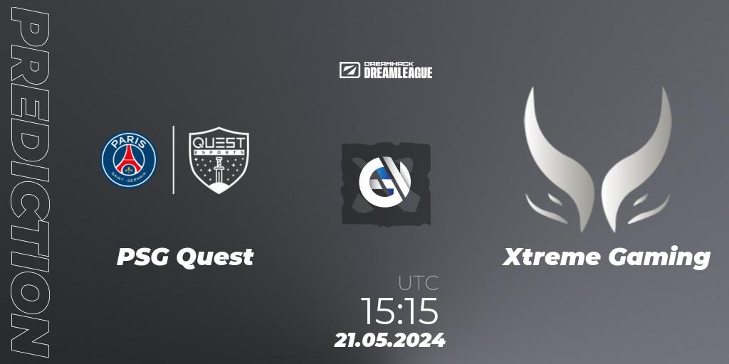 Pronóstico PSG Quest - Xtreme Gaming. 21.05.2024 at 16:00, Dota 2, DreamLeague Season 23