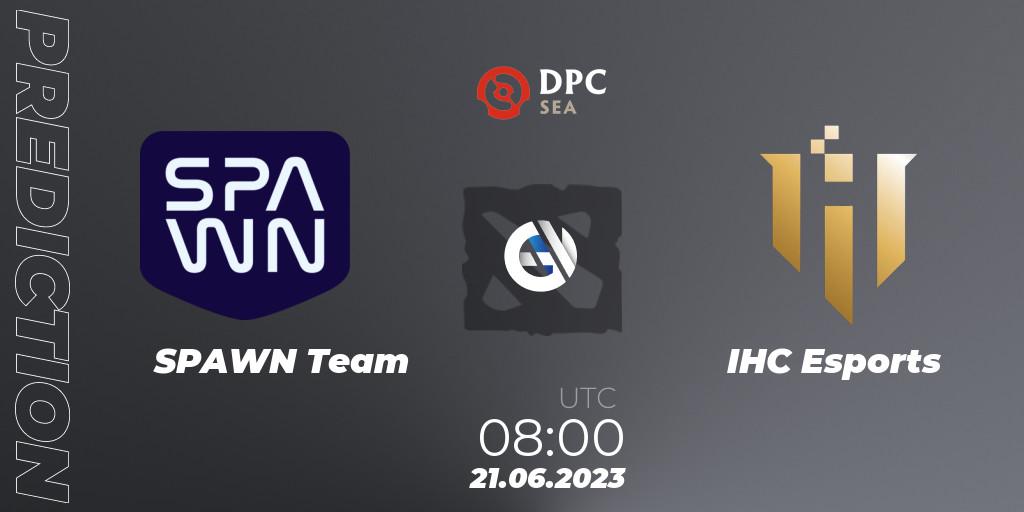Pronóstico SPAWN Team - IHC Esports. 21.06.2023 at 08:01, Dota 2, DPC 2023 Tour 3: SEA Division II (Lower)