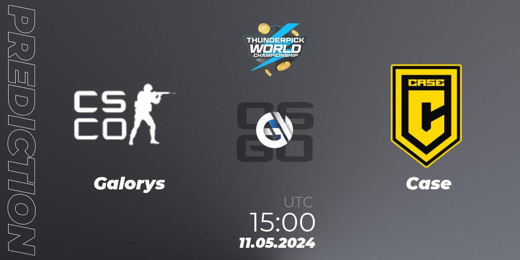 Pronóstico Galorys - Case. 11.05.2024 at 15:00, Counter-Strike (CS2), Thunderpick World Championship 2024: South American Series #1