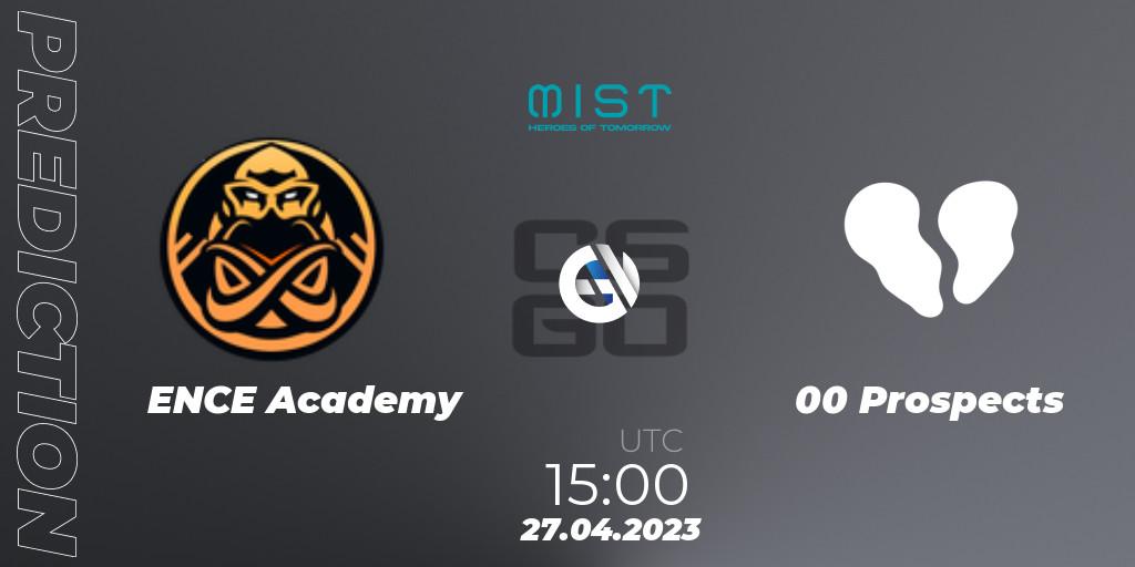 Pronóstico ENCE Academy - 00 Prospects. 27.04.2023 at 16:00, Counter-Strike (CS2), MistGames Heroes of Lofoten