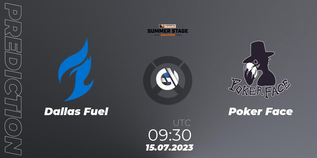 Pronóstico Dallas Fuel - Poker Face. 15.07.2023 at 09:20, Overwatch, Overwatch League 2023 - Summer Stage Qualifiers