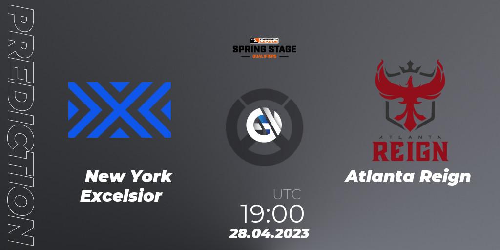Pronóstico New York Excelsior - Atlanta Reign. 28.04.2023 at 19:00, Overwatch, OWL Stage Qualifiers Spring 2023 West