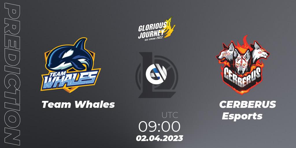 Pronóstico Team Whales - CERBERUS Esports. 02.04.23, LoL, VCS Spring 2023 - Group Stage