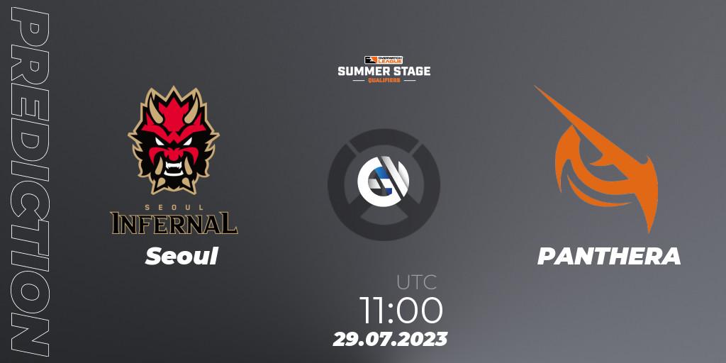 Pronóstico Seoul - PANTHERA. 29.07.2023 at 11:00, Overwatch, Overwatch League 2023 - Summer Stage Qualifiers