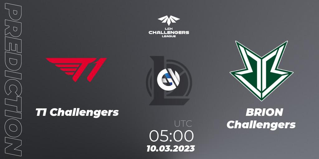 Pronóstico T1 Challengers - Brion Esports Challengers. 10.03.2023 at 05:00, LoL, LCK Challengers League 2023 Spring