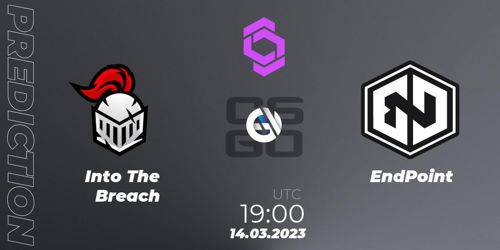 Pronóstico Into The Breach - EndPoint. 14.03.2023 at 19:20, Counter-Strike (CS2), CCT West Europe Series #2