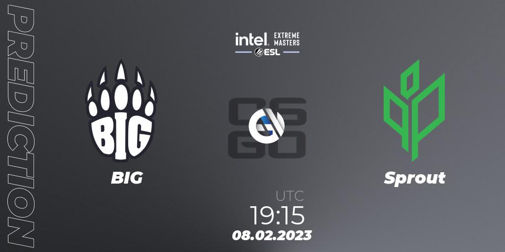 Pronóstico BIG - Sprout. 08.02.2023 at 20:00, Counter-Strike (CS2), IEM Brazil Rio 2023 Europe Closed Qualifier