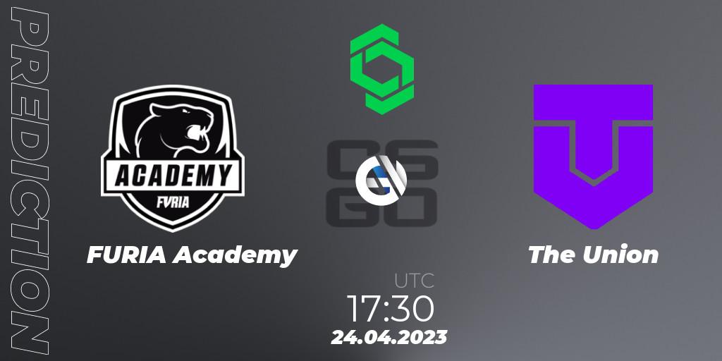 Pronóstico FURIA Academy - The Union. 24.04.2023 at 17:30, Counter-Strike (CS2), CCT South America Series #7