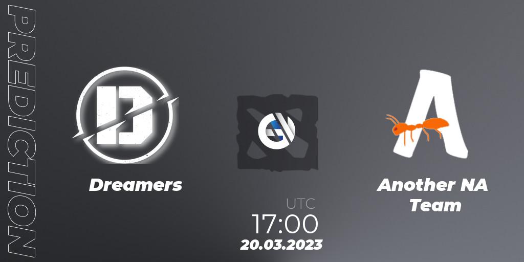 Pronóstico Dreamers - Another NA Team. 20.03.2023 at 17:02, Dota 2, TodayPay Invitational Season 4