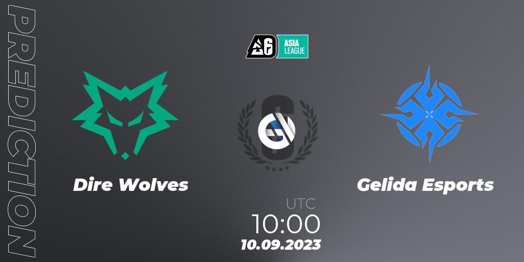 Pronóstico Dire Wolves - Gelida Esports. 10.09.23, Rainbow Six, SEA League 2023 - Stage 2