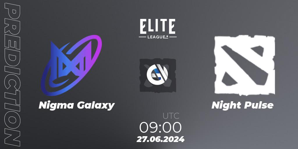 Pronóstico Nigma Galaxy - Night Pulse. 27.06.2024 at 09:00, Dota 2, Elite League Season 2: Western Europe Closed Qualifier