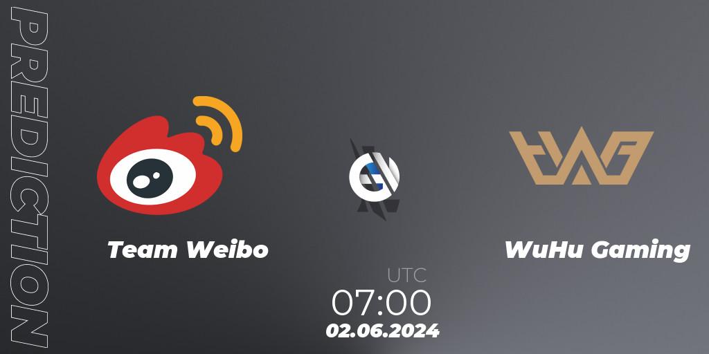 Pronóstico Team Weibo - WuHu Gaming. 02.06.2024 at 07:00, Wild Rift, Wild Rift Super League Summer 2024 - 5v5 Tournament Group Stage