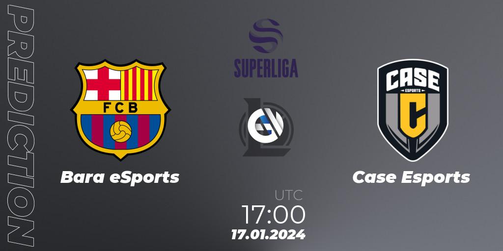 Pronóstico Barça eSports - Case Esports. 17.01.2024 at 17:00, LoL, Superliga Spring 2024 - Group Stage