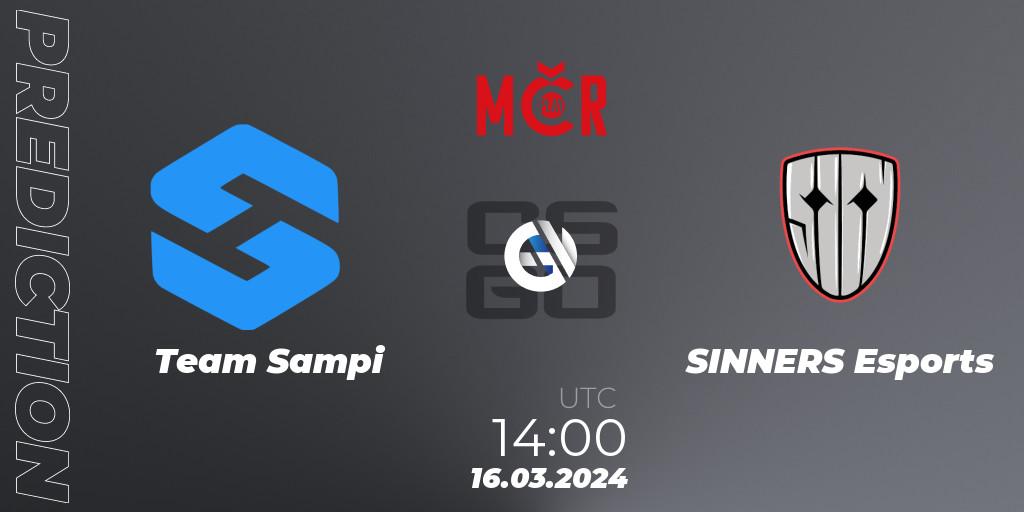 Pronóstico Team Sampi - SINNERS Esports. 16.03.24, CS2 (CS:GO), Tipsport Cup Winter 2024