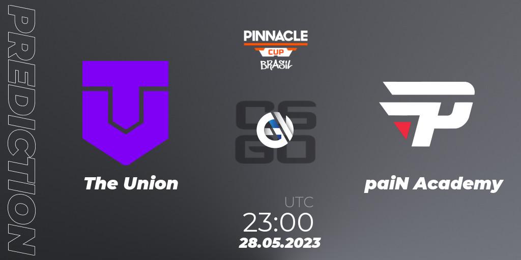 Pronóstico The Union - paiN Academy. 28.05.2023 at 23:00, Counter-Strike (CS2), Pinnacle Brazil Cup 1