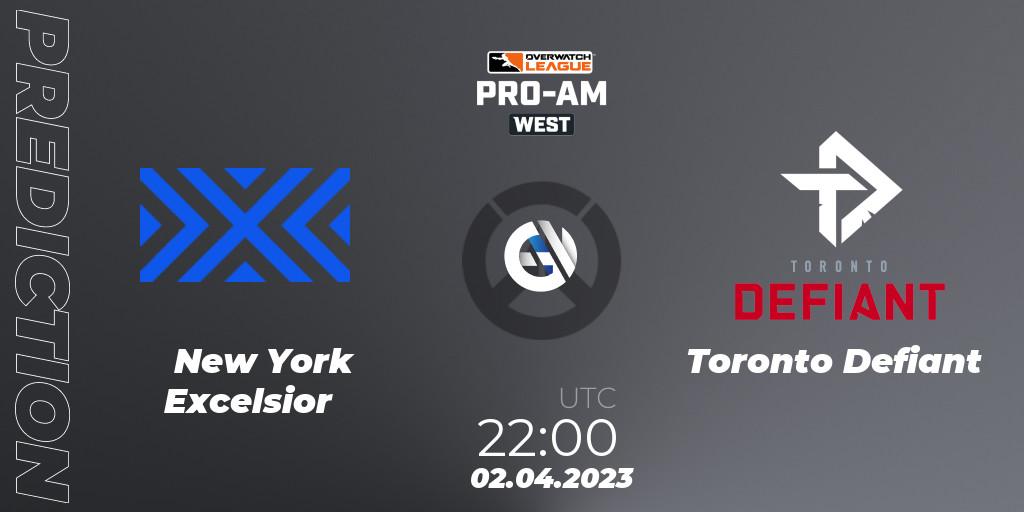 Pronóstico New York Excelsior - Toronto Defiant. 02.04.2023 at 22:00, Overwatch, Overwatch League 2023 - Pro-Am