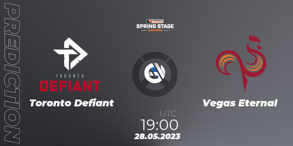 Pronóstico Toronto Defiant - Vegas Eternal. 28.05.2023 at 19:00, Overwatch, OWL Stage Qualifiers Spring 2023 West