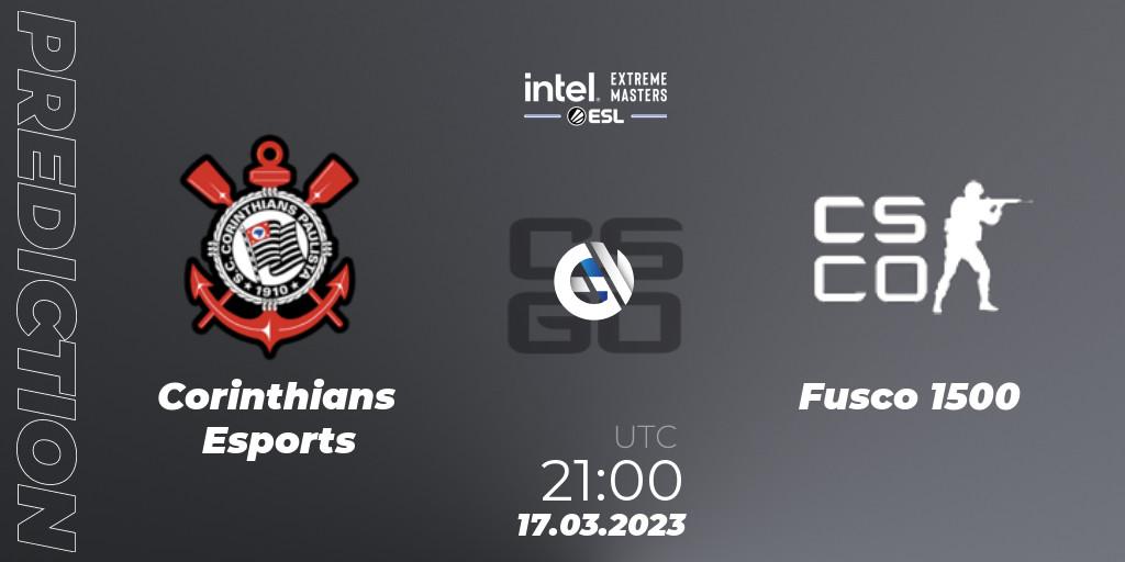 Pronóstico Corinthians Esports - Fuscão 1500. 17.03.2023 at 21:10, Counter-Strike (CS2), IEM Dallas 2023 South America Open Qualifier 1
