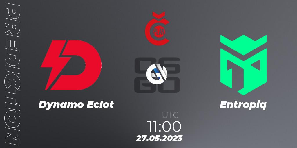 Pronóstico Dynamo Eclot - Entropiq. 27.05.2023 at 11:20, Counter-Strike (CS2), Tipsport Cup Bratislava 2023