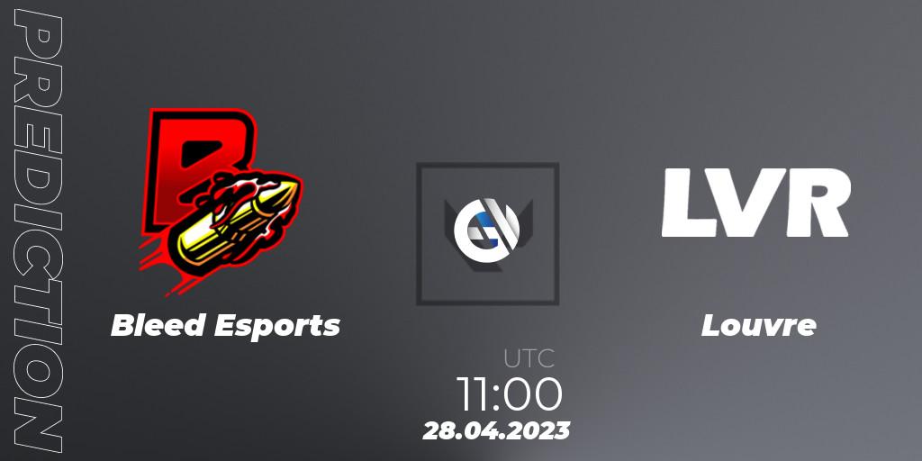 Pronóstico Bleed Esports - Louvre. 28.04.23, VALORANT, VALORANT Challengers 2023: Malaysia & Singapore Split 2 - Group stage