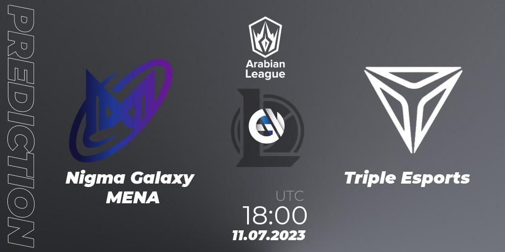 Pronóstico Nigma Galaxy MENA - Triple Esports. 11.07.23, LoL, Arabian League Summer 2023 - Group Stage