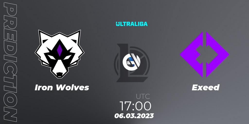 Pronóstico Iron Wolves - Exeed. 06.03.2023 at 17:00, LoL, Ultraliga Season 9 - Group Stage
