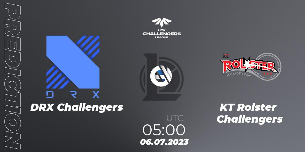 Pronóstico DRX Challengers - KT Rolster Challengers. 06.07.23, LoL, LCK Challengers League 2023 Summer - Group Stage