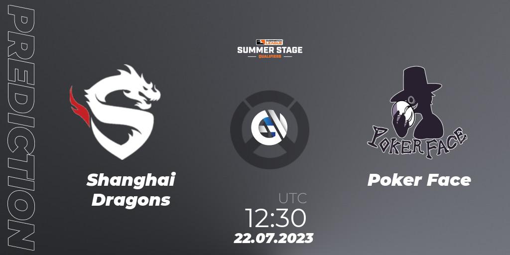 Pronóstico Shanghai Dragons - Poker Face. 22.07.23, Overwatch, Overwatch League 2023 - Summer Stage Qualifiers