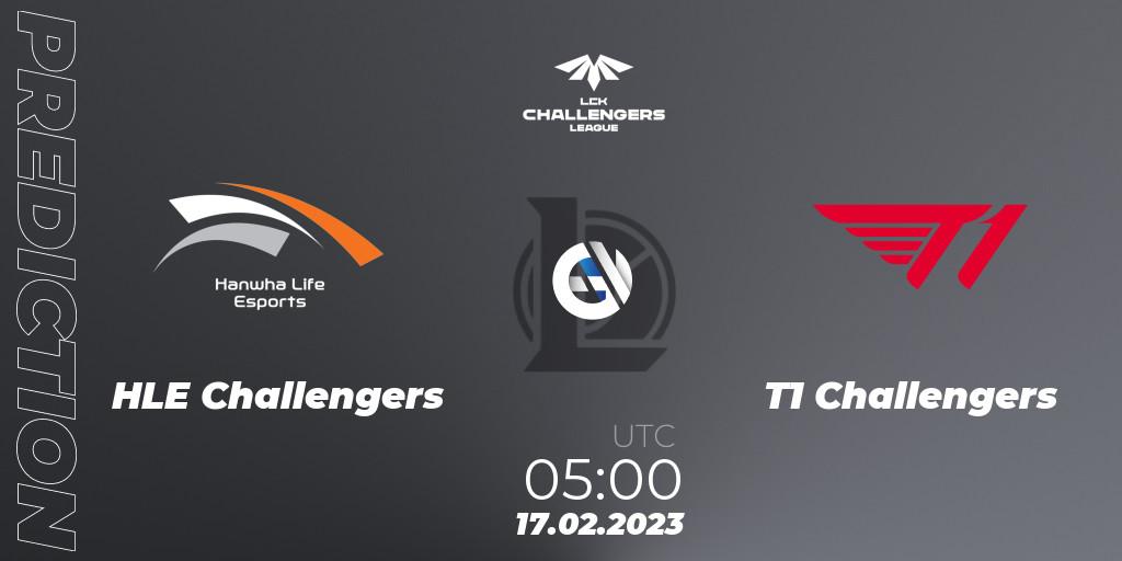 Pronóstico HLE Challengers - T1 Challengers. 17.02.2023 at 05:00, LoL, LCK Challengers League 2023 Spring
