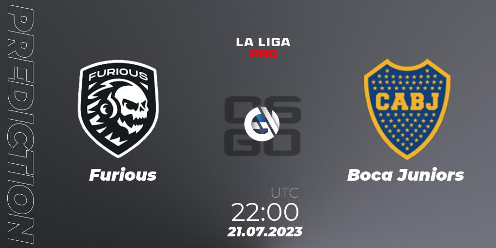 Pronóstico Furious - Boca Juniors. 22.07.2023 at 22:10, Counter-Strike (CS2), La Liga 2023: Pro Division